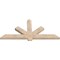 Ekena Millwork Kennewick Smooth Timber Gable Bracket, Douglas Fir, 72"W x 33"H x 3 1/2"D x 5 1/2"F, 11/12 Pitch GBW072X33X0406KEN00SDF - alternate 3
